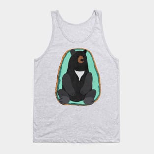 Paper craft black bear Tank Top